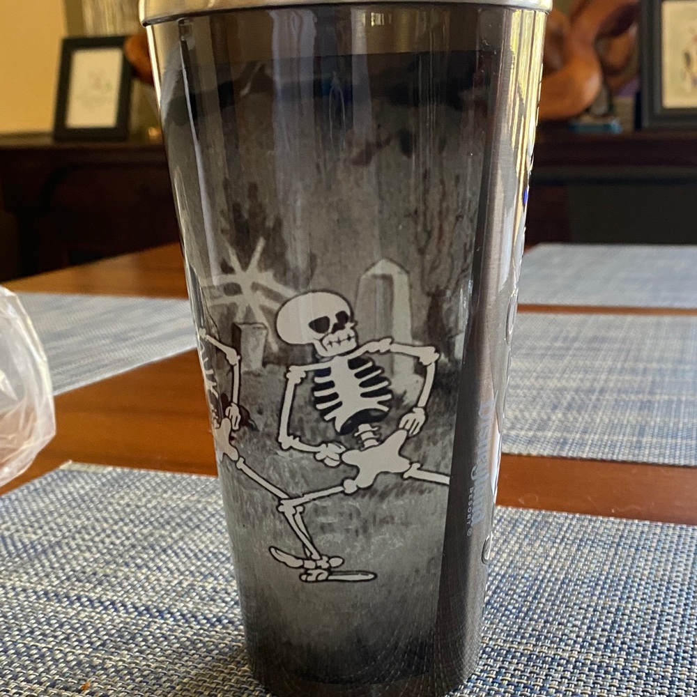 NEW Disneyland Halloween Symphony Skeleton Dance Magic Key stainless tumbler. - Picture 4 of 13